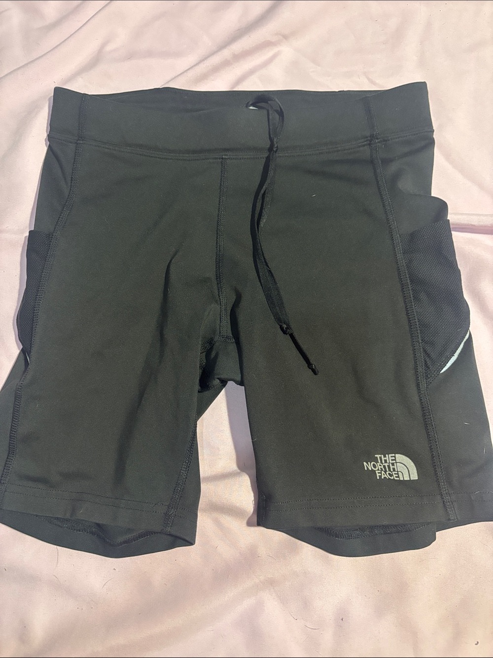 The North Face Black Women's Bike Shorts with Side Pockets